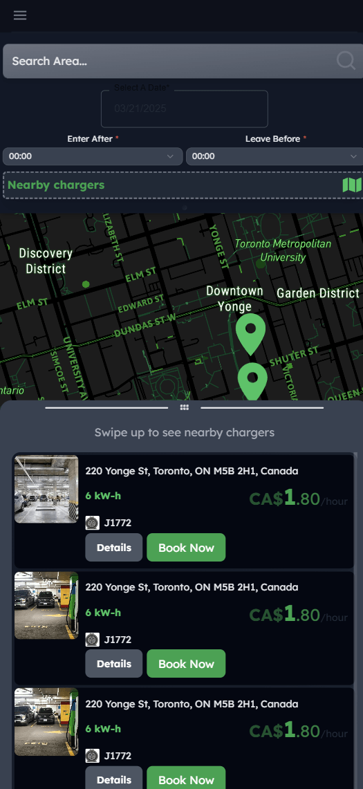 Charger Discovery Cards